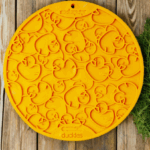 Duck lick mat for dog treats